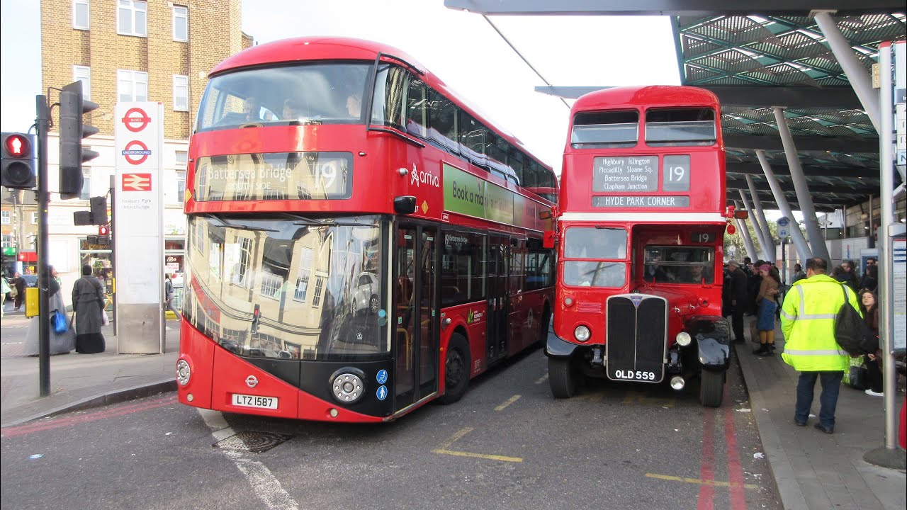 London Bus Route 19 Running Day, 29th March 2025.