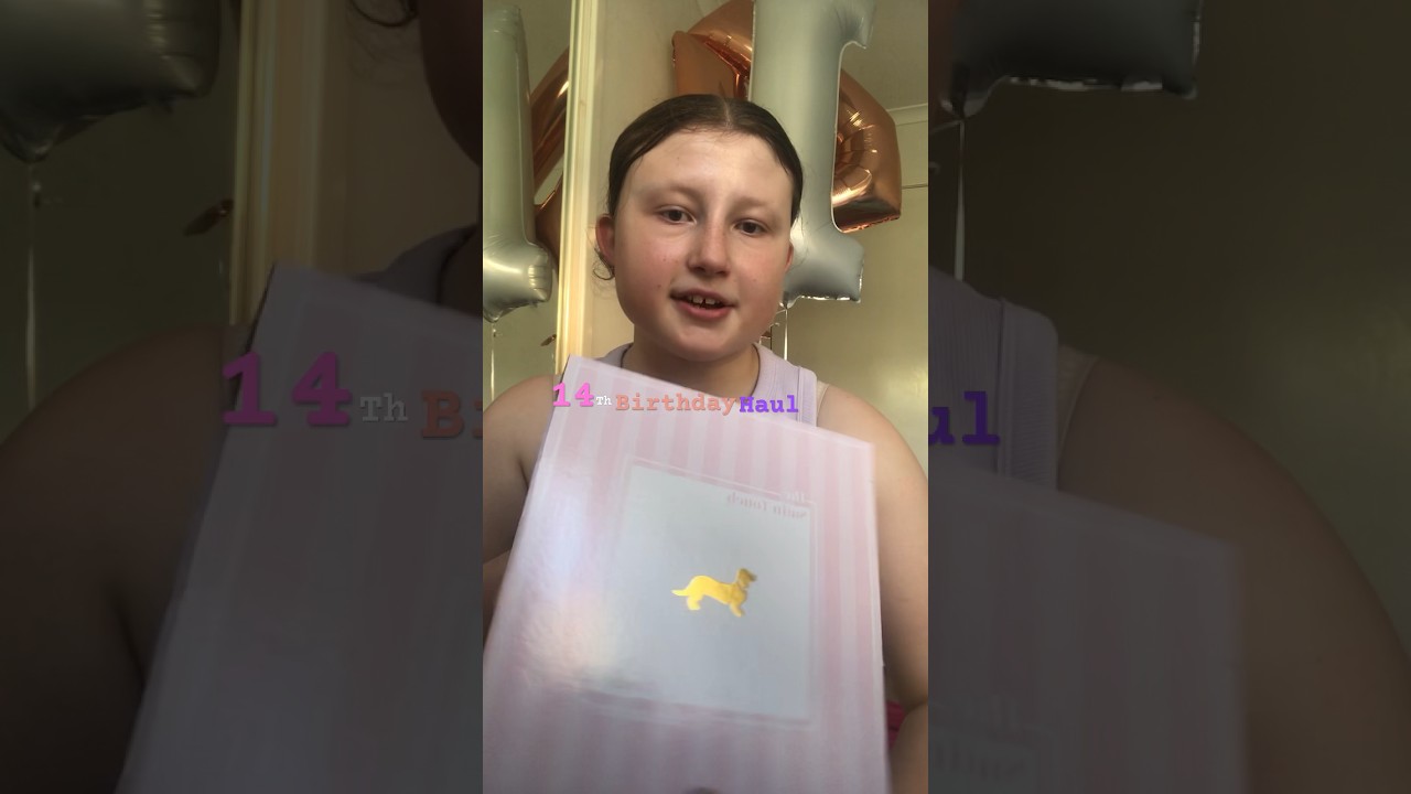 #notmadeforkids 14th birthday haul