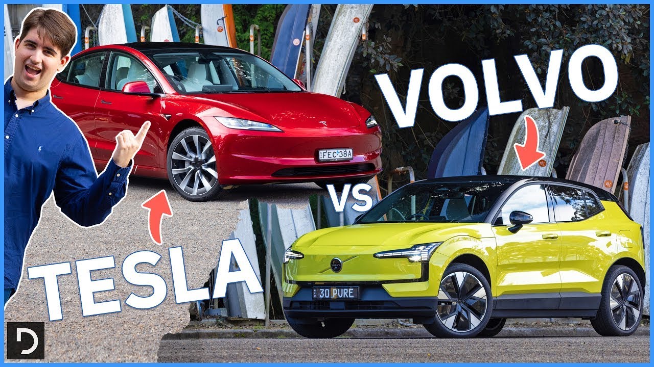 The Tesla Model 3 Long Range Against The Volvo EX30 Extended Range! | Drive.com.au