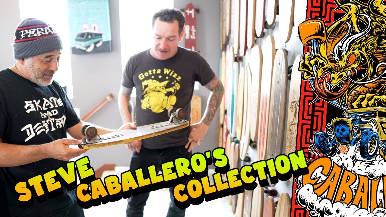 Skateboard legend Steve Caballero's collection