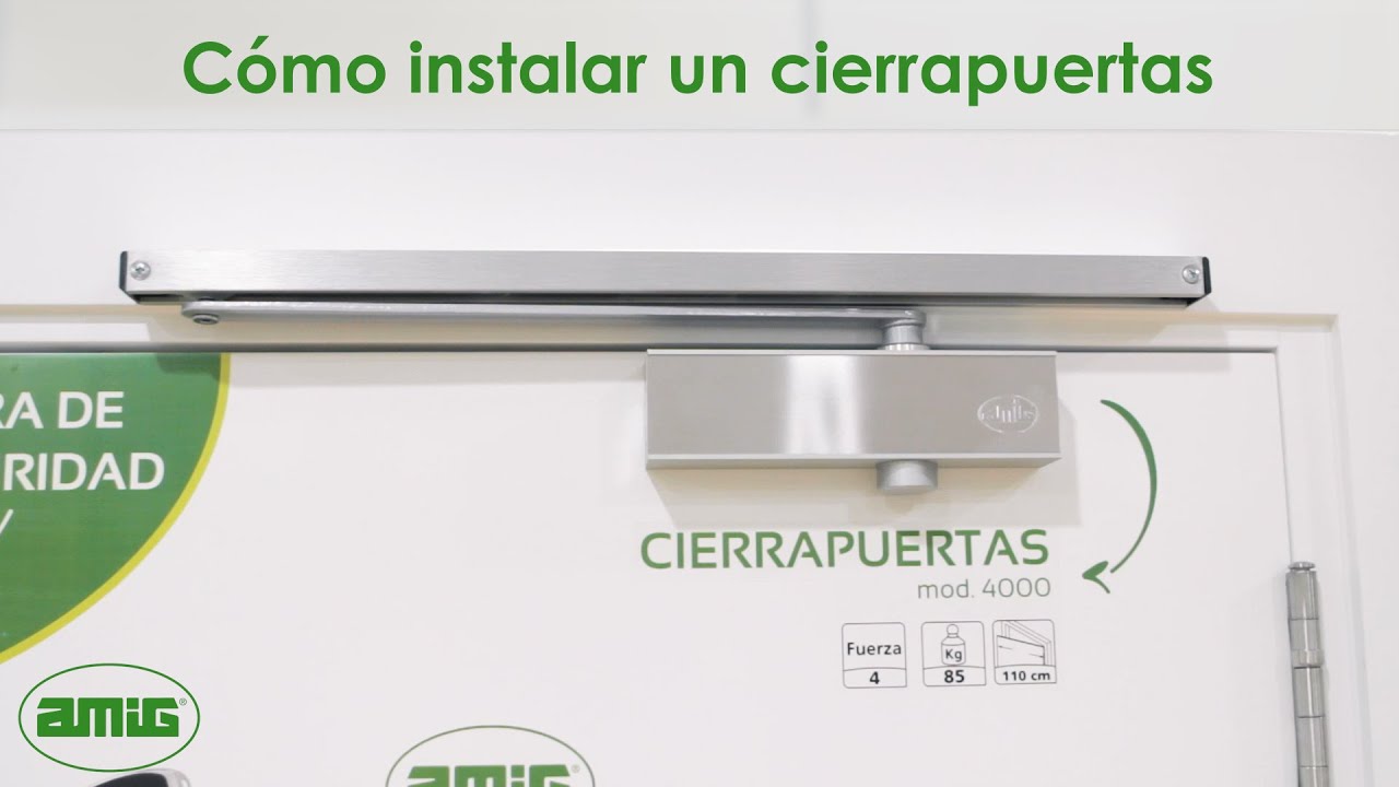 Cómo instalar un cierrapuertas