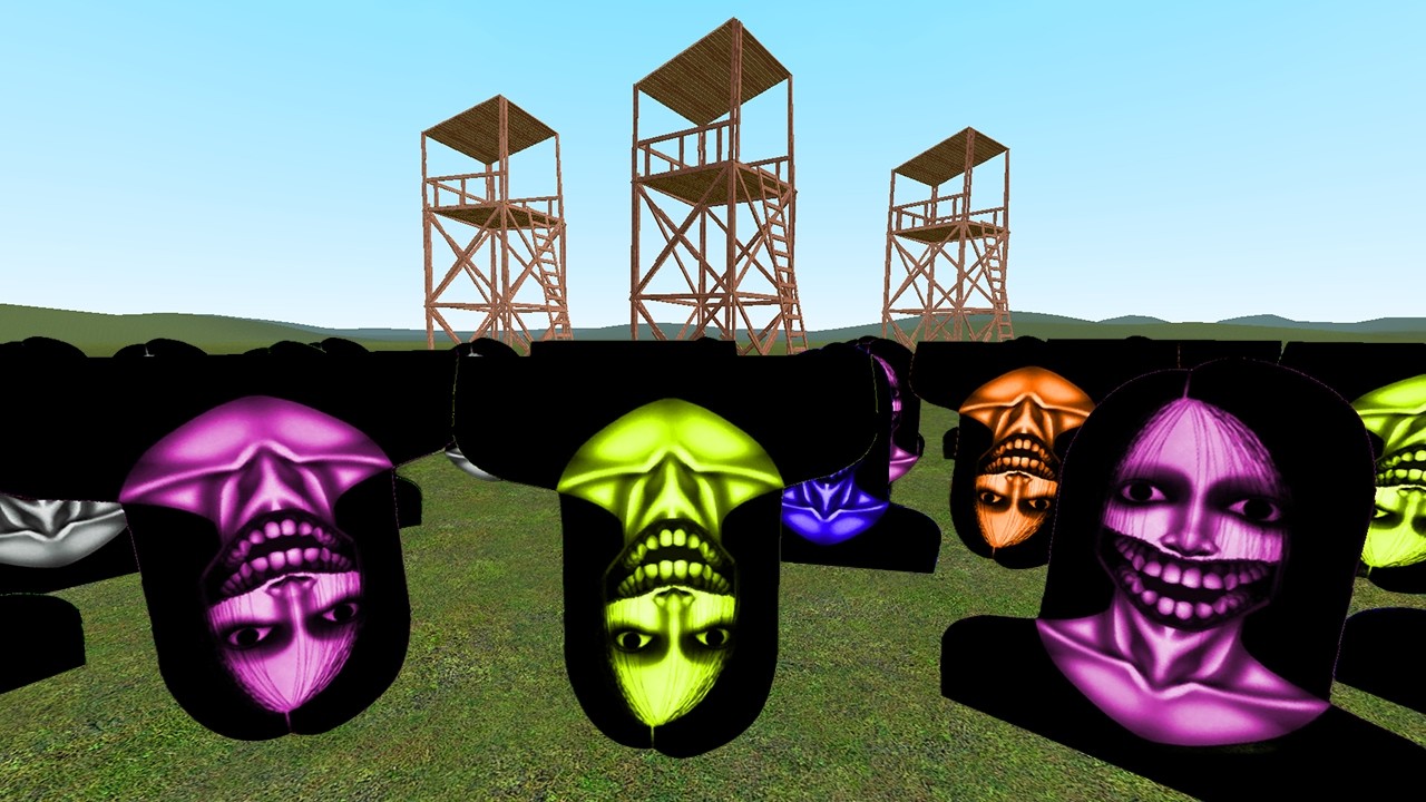 Kuchisake Onna Vs Towers In Garry's Mod Part 4 | Gmod Towz