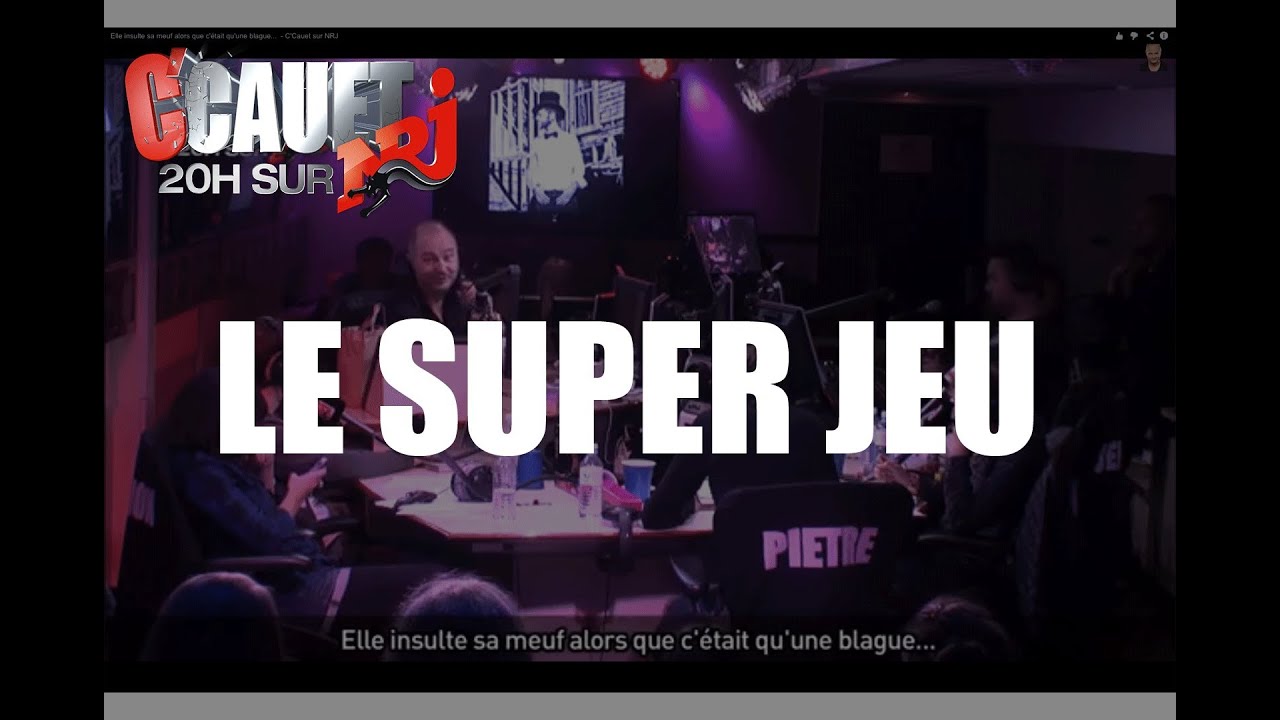 Un Super Jeu incontrôlable et hyper violent en direct sur NRJ - C'Cauet sur NRJ