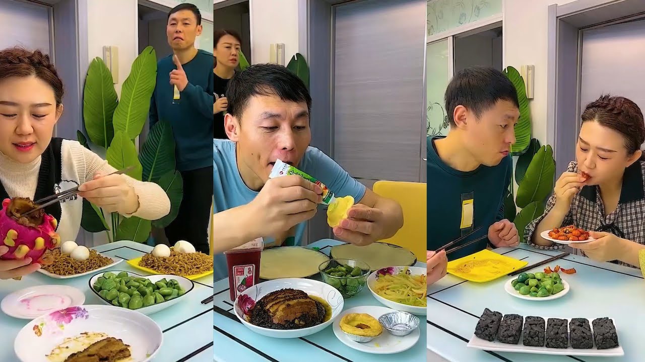 Trending 🔥 Funny Husband Wife Yummy Food Eating Challenge||Prank 😂🤫||Comedy 🤣🤣