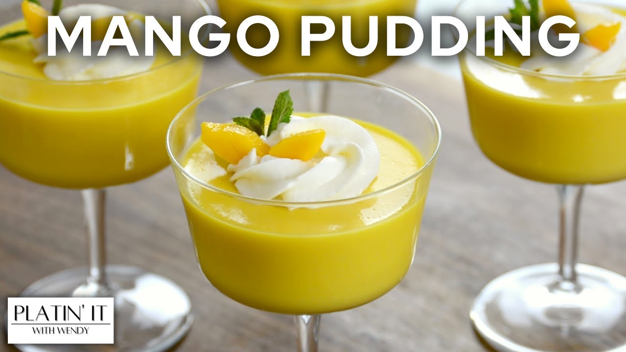 The EASIEST Mango Pudding | Dessert Favourites