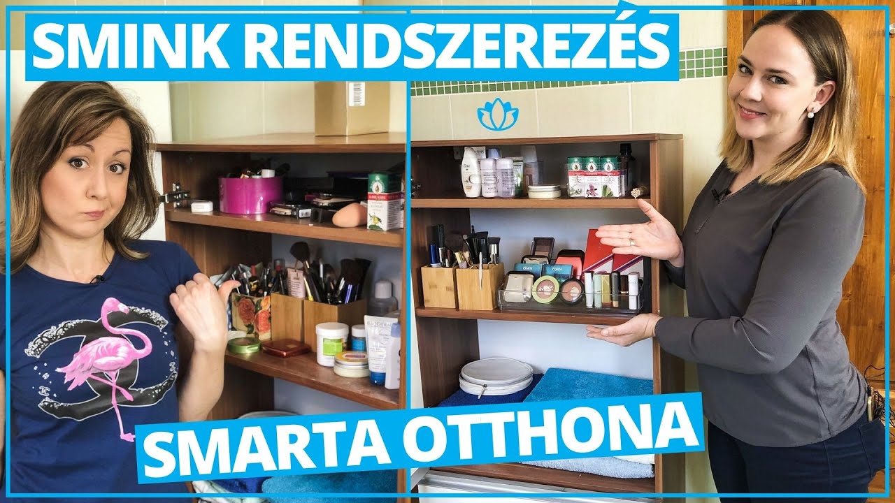 Smink rendszerezés és egyéb random kozmetikum válogatás | Smarta fürdőszoba szelektálás