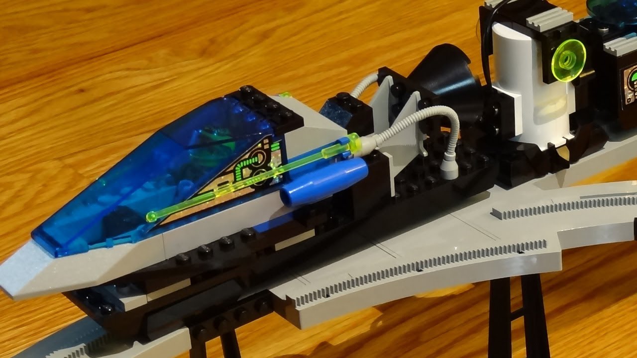 Lego Monorail perfect run - 6991 Monorail Transport Base - 1994 Space Unitron