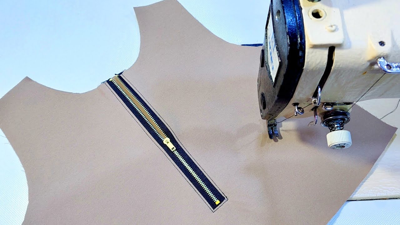 Sewing Tips A Front Neck Zipper | Best Great Sewing Technique For Beginners