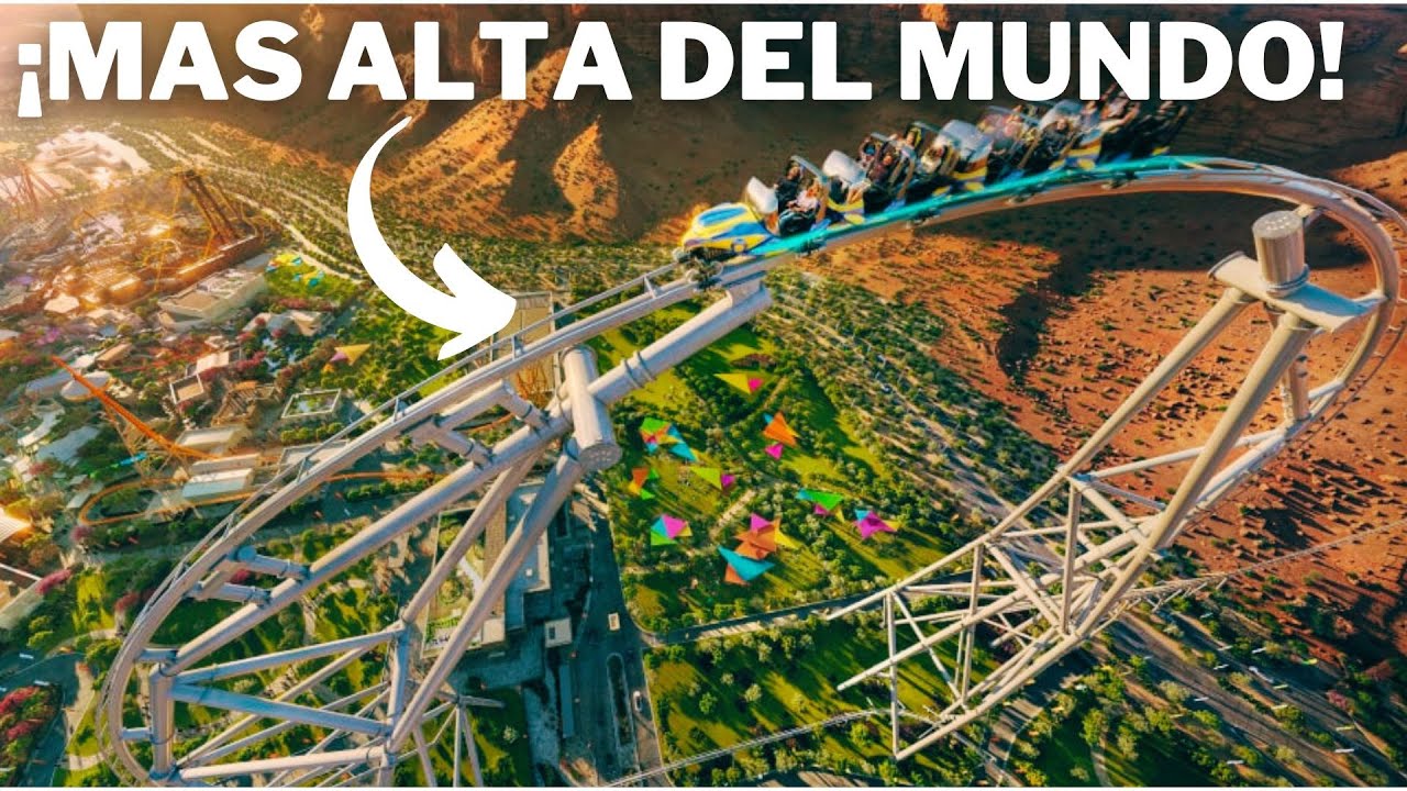¡SIX FLAGS QIDDIYA será un parque temático HISTÓRICO! | Conoce sus atracciones