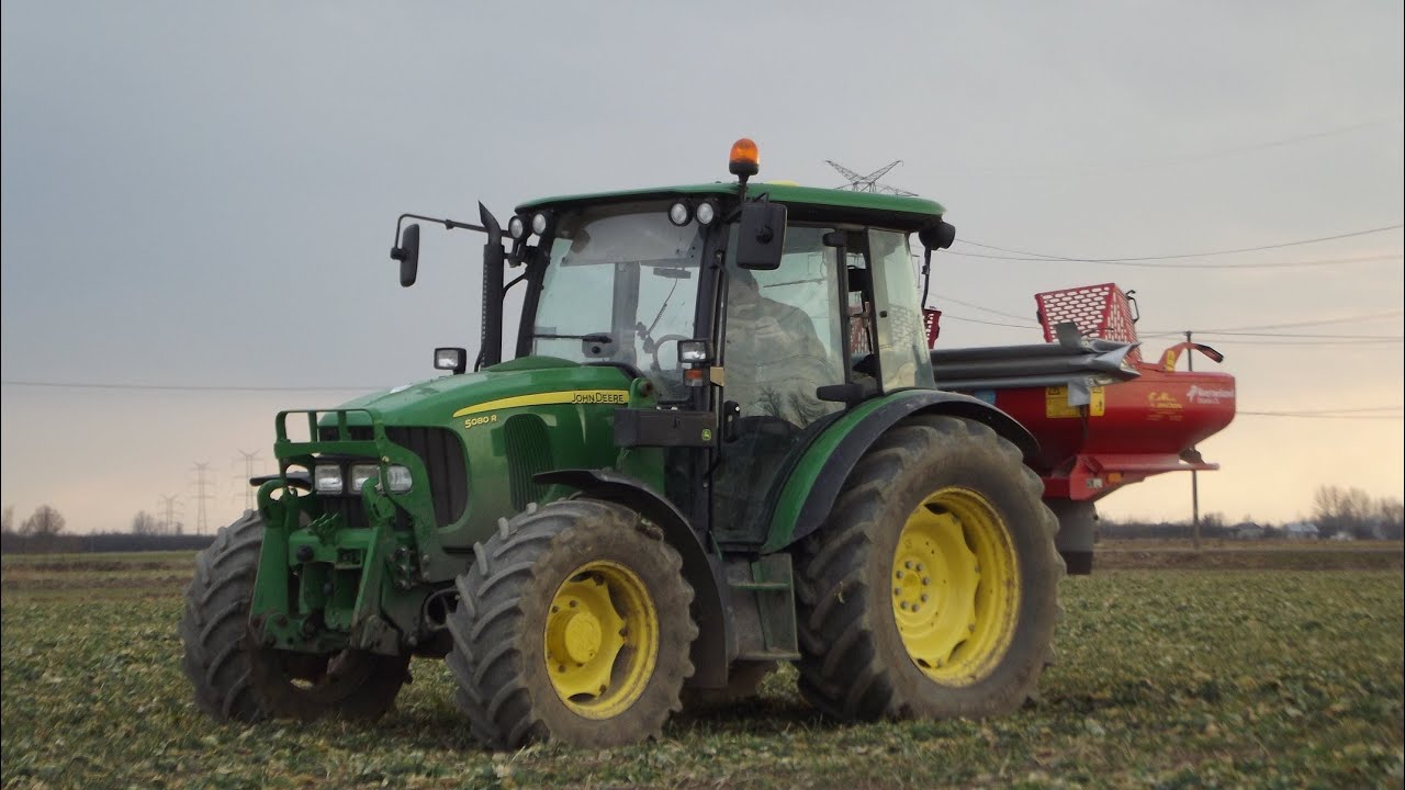Nawozy 2014 || John Deere 5080r, 6400, Zetor Forterra 12441||