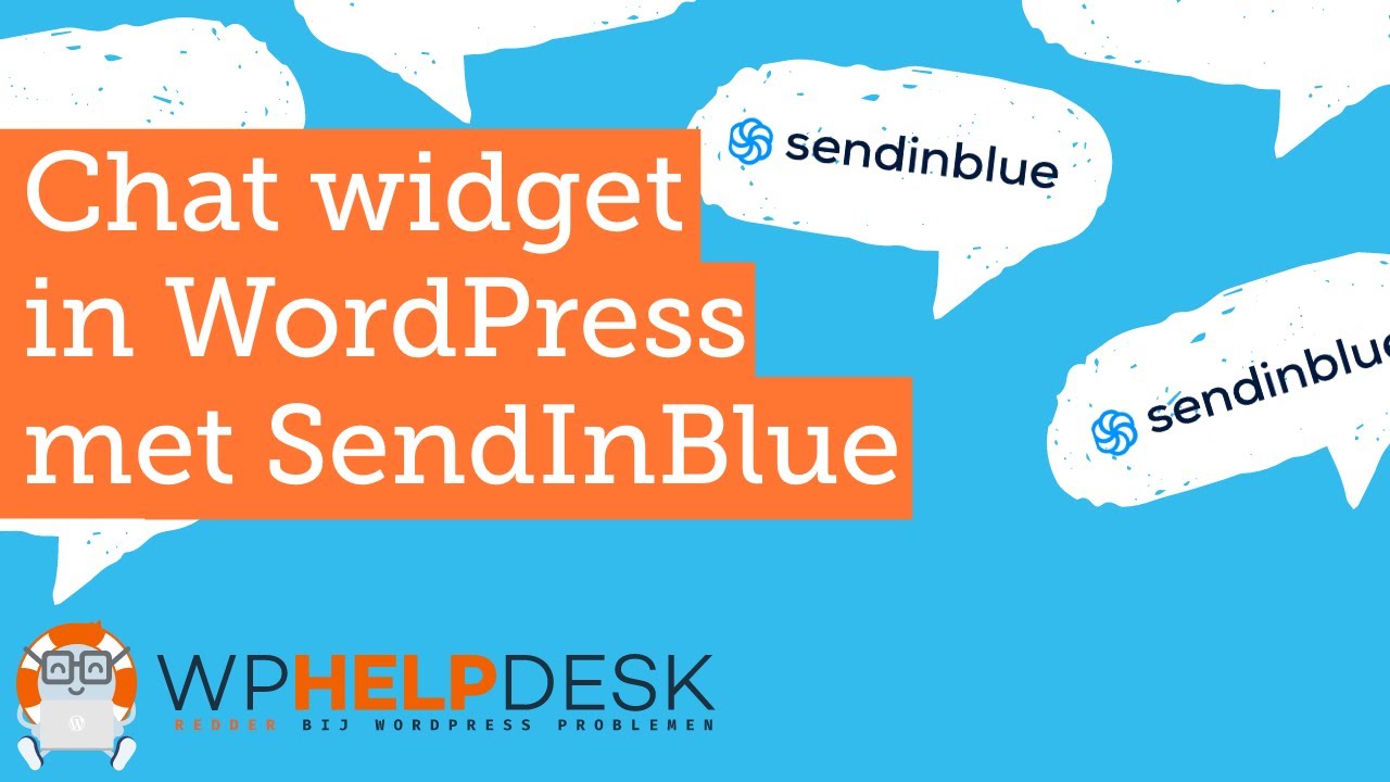 Live Chat widget in WordPress met SendInBlue - WPHelpdesk