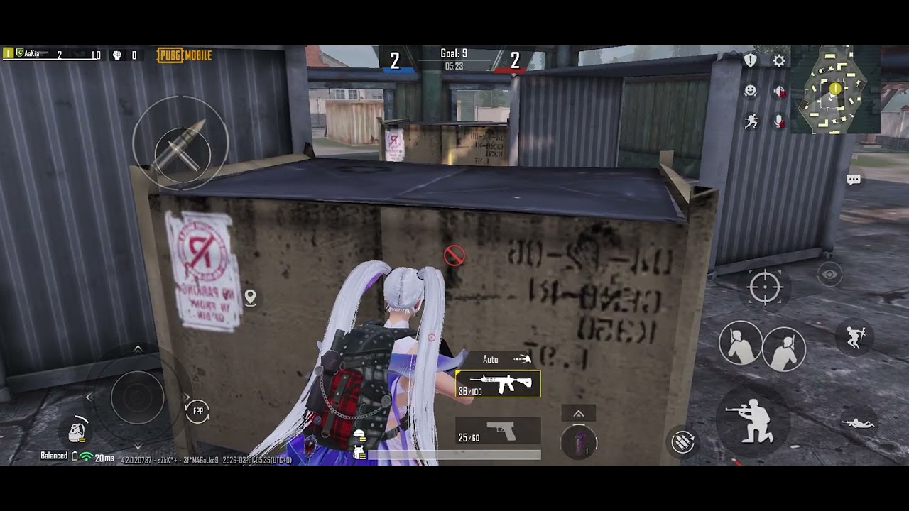1vs1 match m416 LVL CLUCH