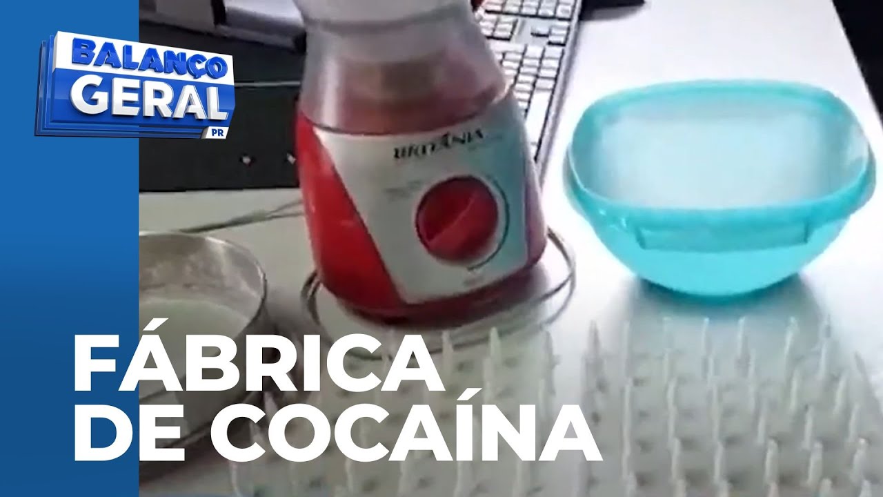 PM estoura fábrica clandestina de cocaína