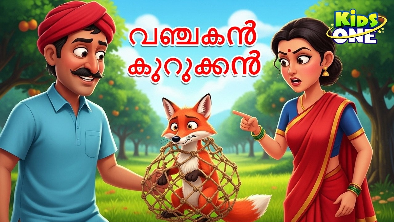 വഞ്ചകൻ കുറുക്കൻ | Malayalam Cartoon | Malayalam Fairy Tales | Stories in Malayalam