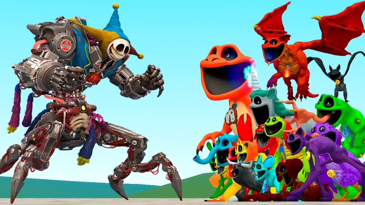 NEW PROTOTYPE POPPY PLAYTIME CHAPTER 5 VS POPPY PLAYTIME FAMILY In Garry's Mod!