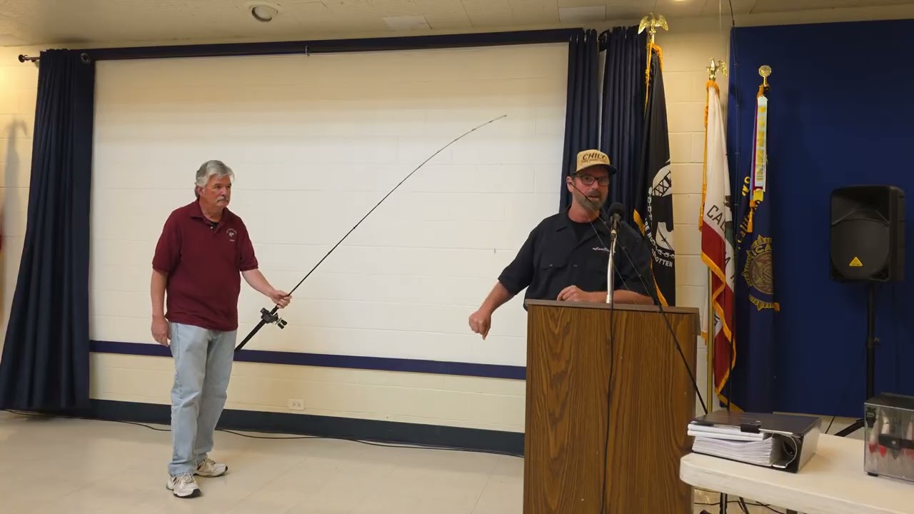 Seminar at the CA Striped Bass Assoc. Isleton-Delta Chapter