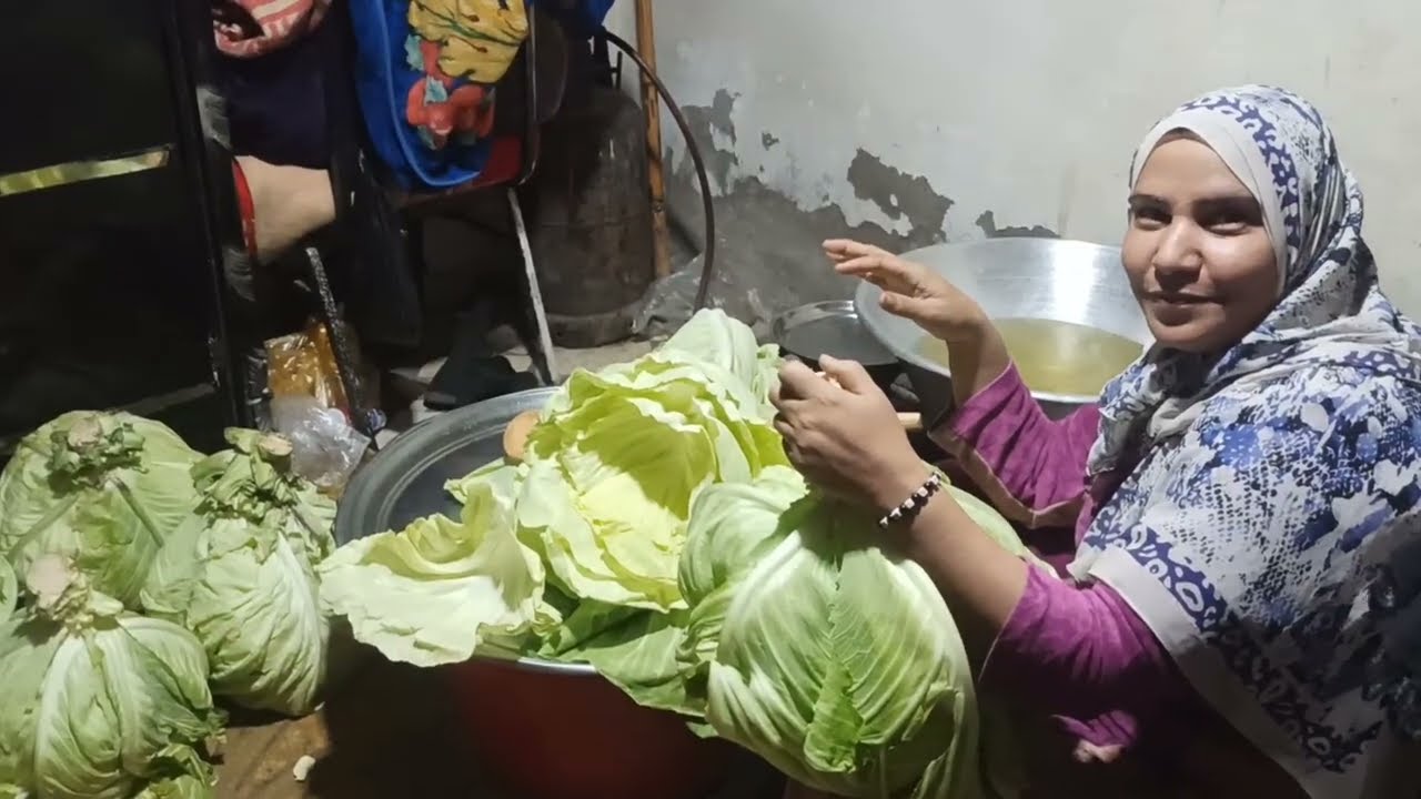 طريقة تفريز الكرنب 🥰🥰