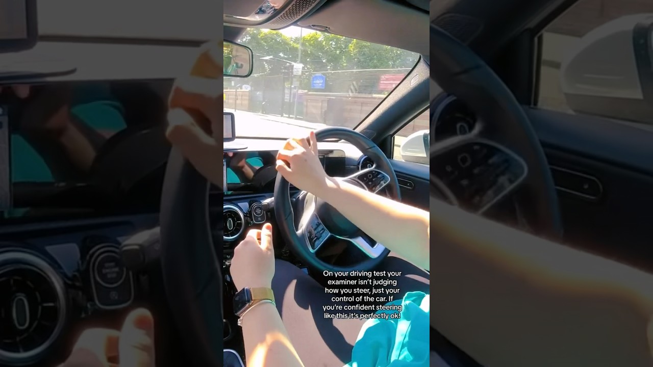 Steering on your driving test #learntodrive #drivingschool #driving