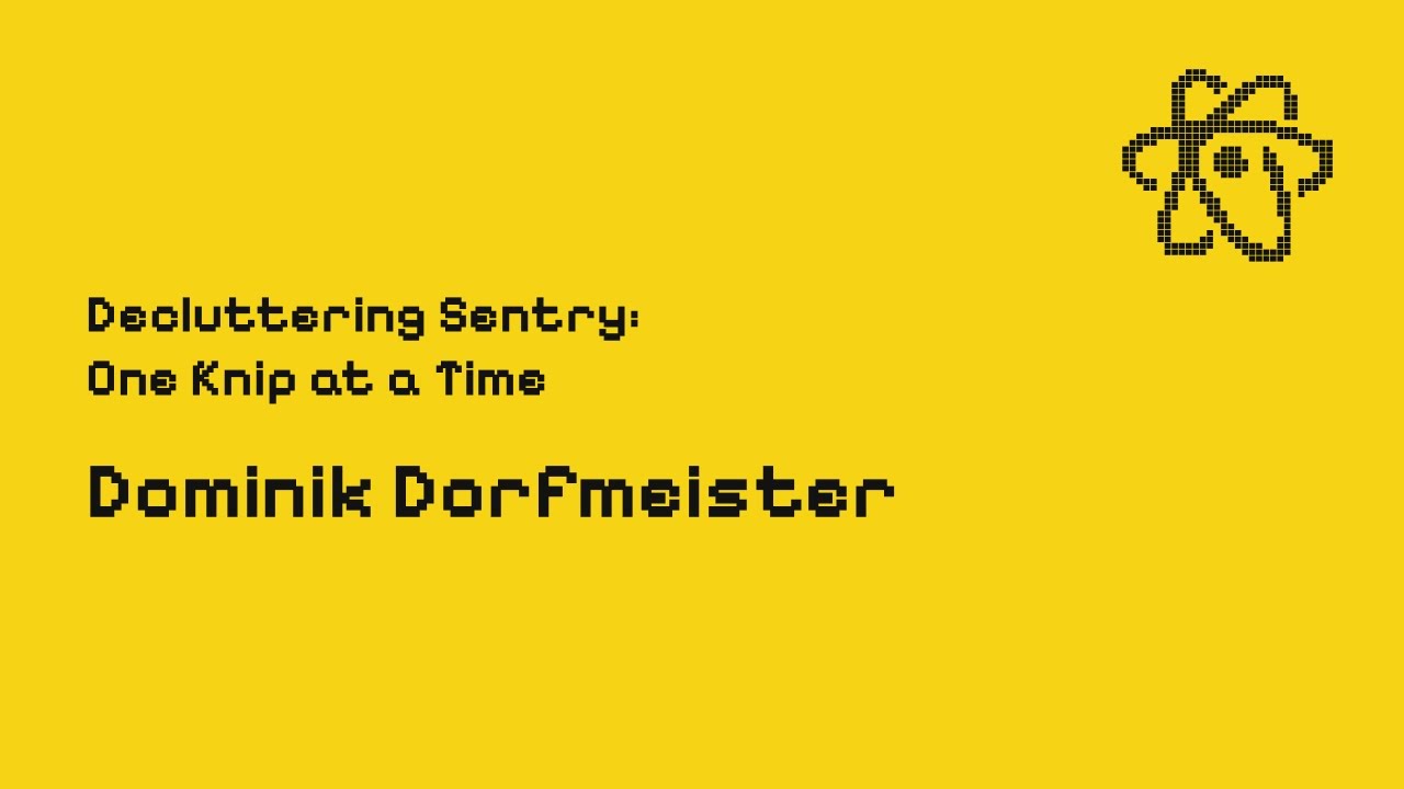 Decluttering Sentry: One Knip at a Time | Dominik Dorfmeister