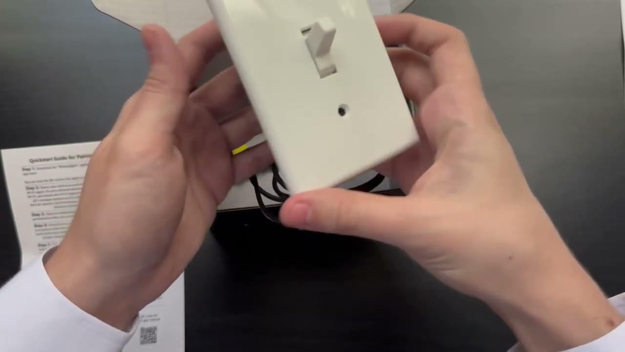 Hidden Wifi 4K Camera Working Functional Light Switch