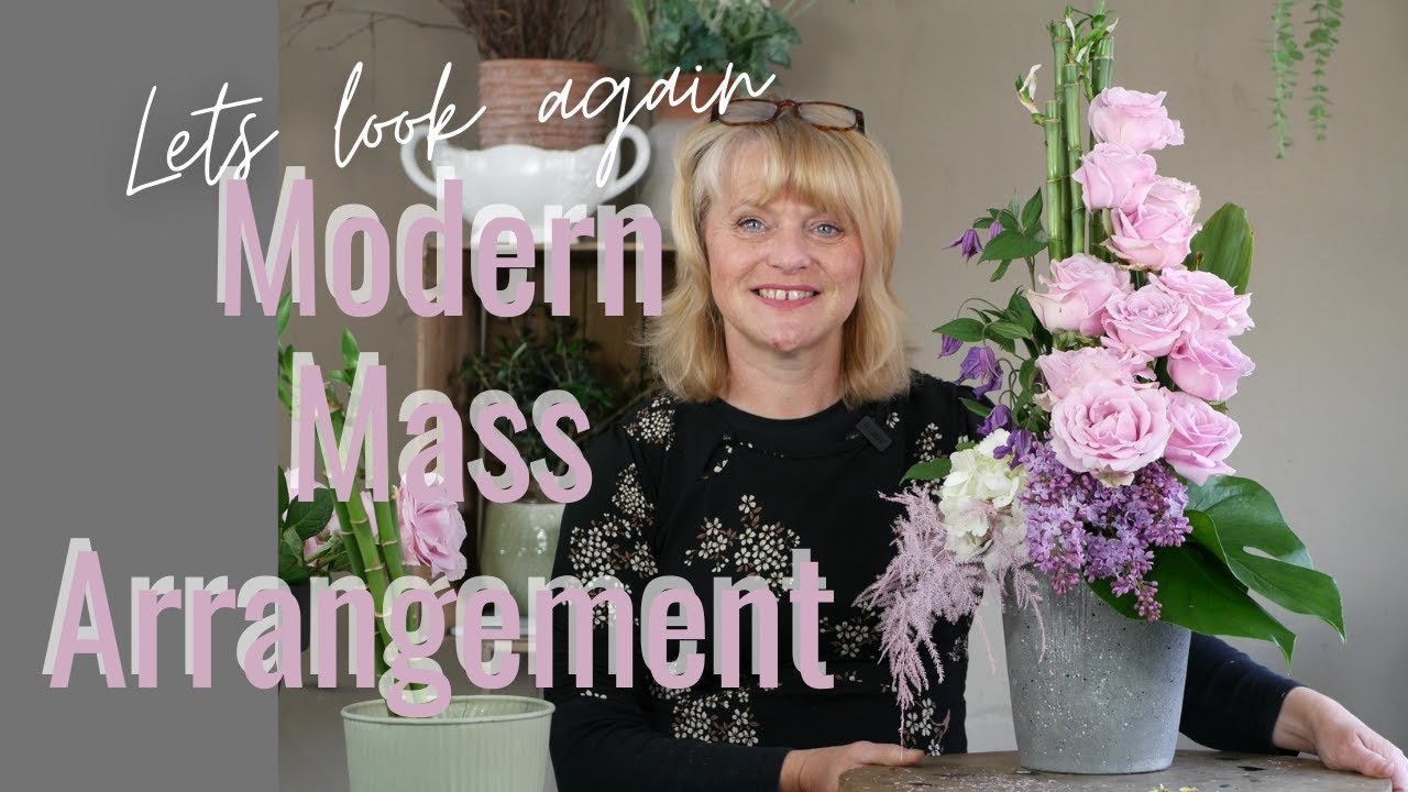 Lets look again at the Modern Mass Flower Arrangement-FLORISTRY/FLOWER ARRANGING-Italian Mass Design