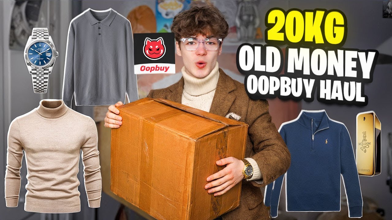 🎩20KG OLD MONEY OOPBUY HAUL 💸💰| (cnfans alternative)
