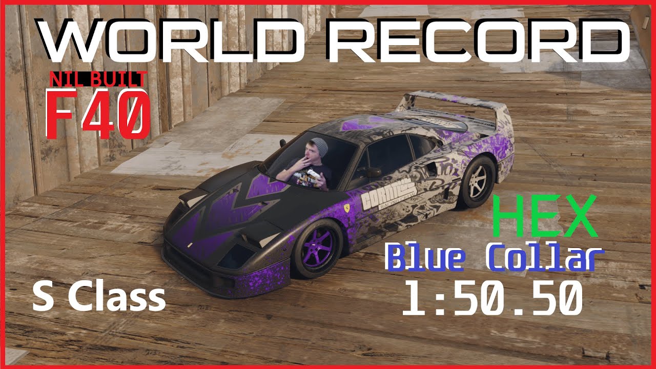 VOL#2. (S Class) Ferrari F40 - HEX WORLD RECORD -  God Tier - Need for Speed Unbound