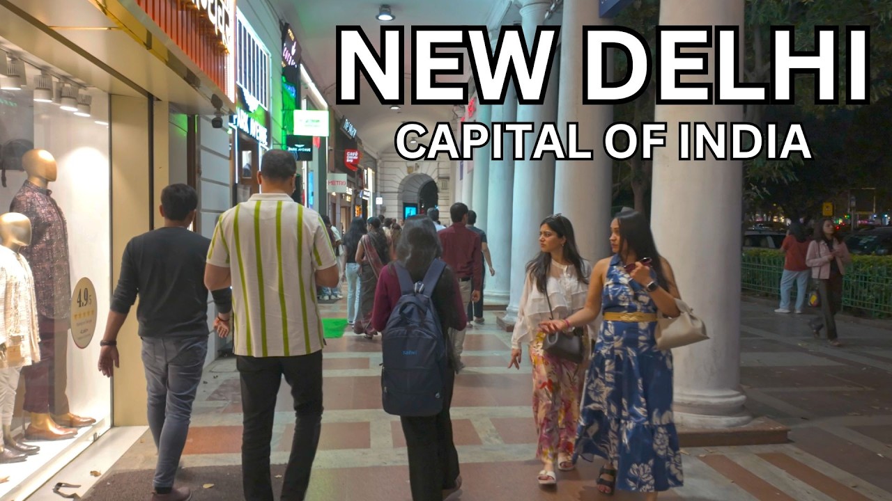 New Delhi, Capital of India 2026 🇮🇳 – Connaught Place Street Life | 4K Walking Tour