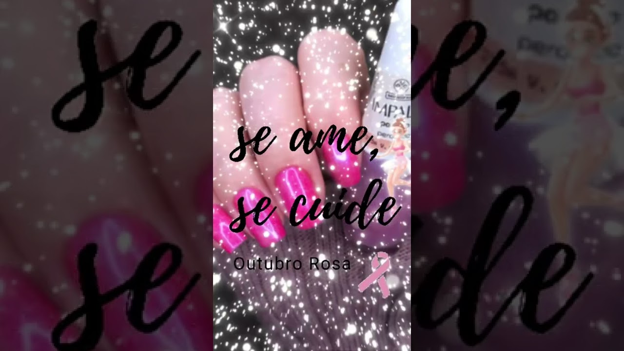 Outubro rosa #shorts #outubrorosa #cuticulas