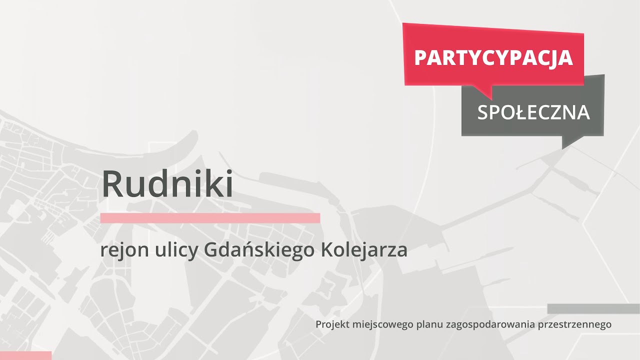 Rudniki - zmiany przestrzenne w rejonie ulicy Gdańskiego Kolejarza