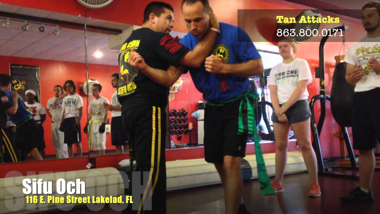 Tan Sau Attack Combo pt. 2 | Combat Pressure | Sifu Och Wing Chun Kung Fu | Lakeland FL