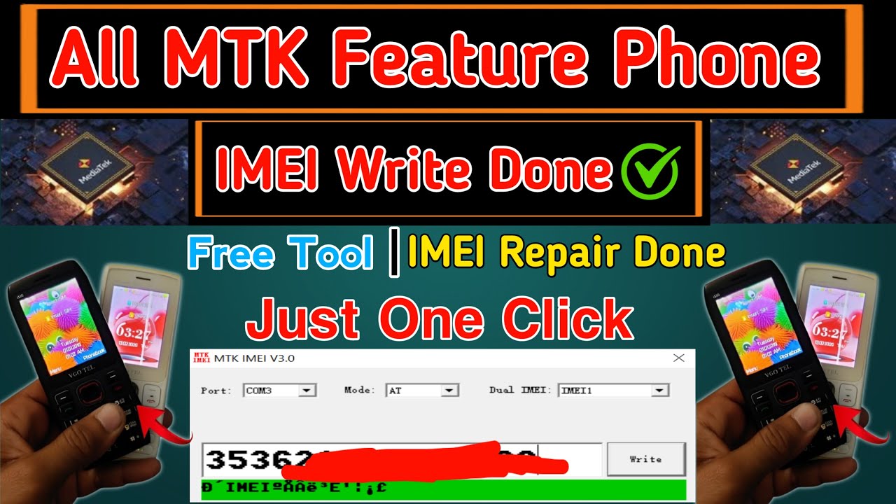 How To Repair All MTK Keypad Mobile IMEI With Free Tool | MTK imei Repair Tool Free