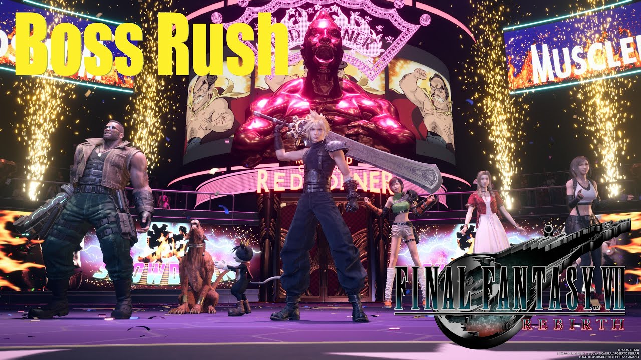 FF7 リバース ハード ボスラッシュ ノーダメージ  Final Fantasy 7 Rebirth Hard Boss Rush No Damage