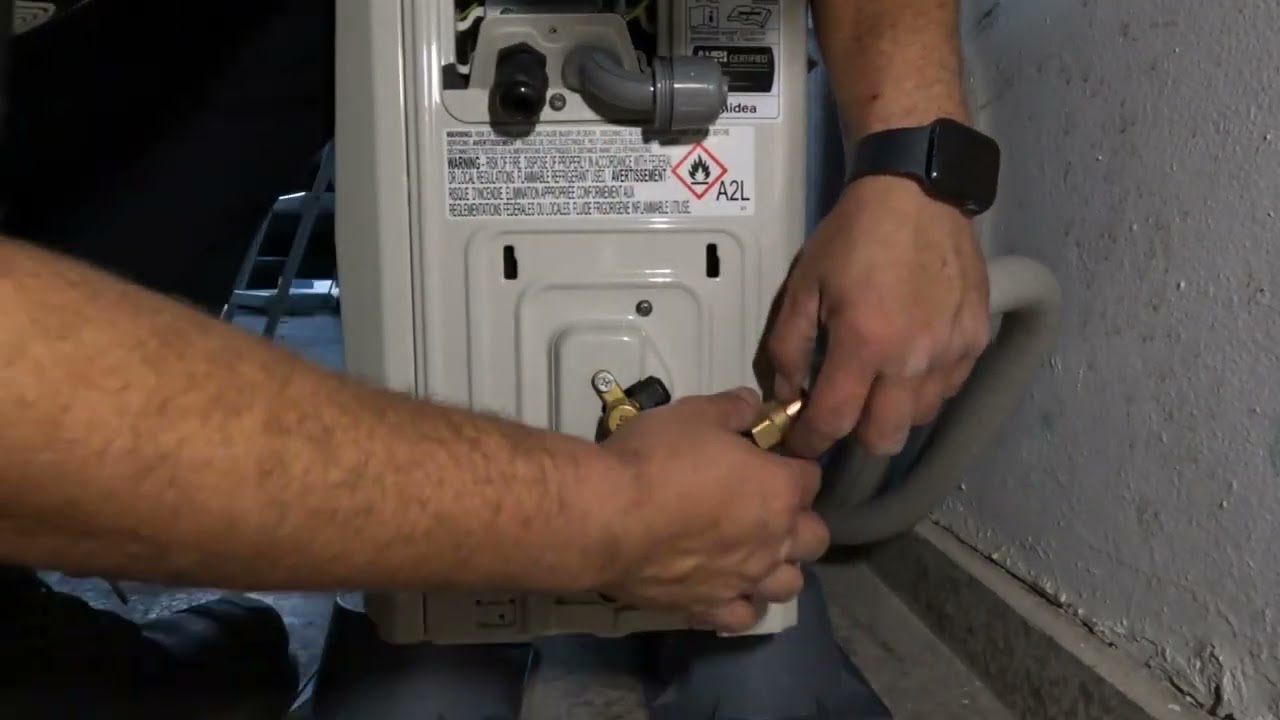Installation Midea 12k 110v R-32
