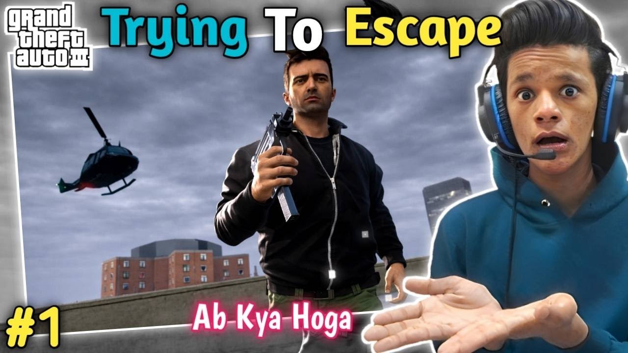 👉 Can I Escape The Police & Helicopter ? 😱 | GTA 3 Gameplay #1