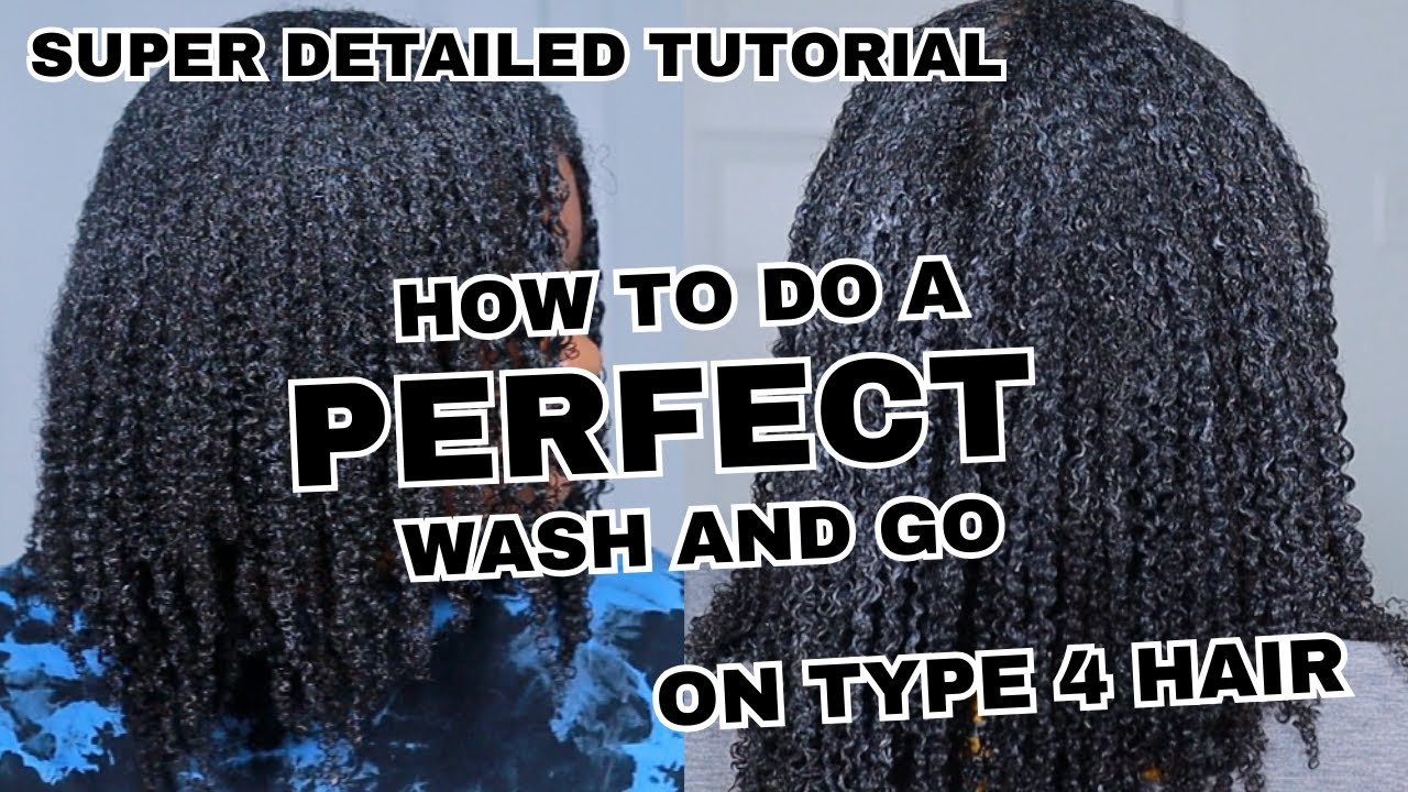 How to get a PERFECT Wash and Go on Type 4 Hair | Tutorial | Super Detailed!!!