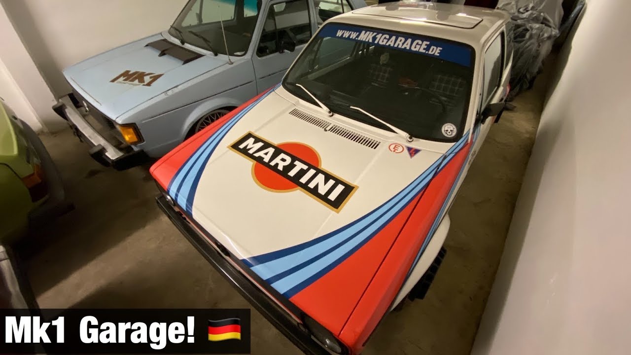 MK1 Garage Tour! ( Martini Mk1, Bagged Mercedes, Golf Rallye )