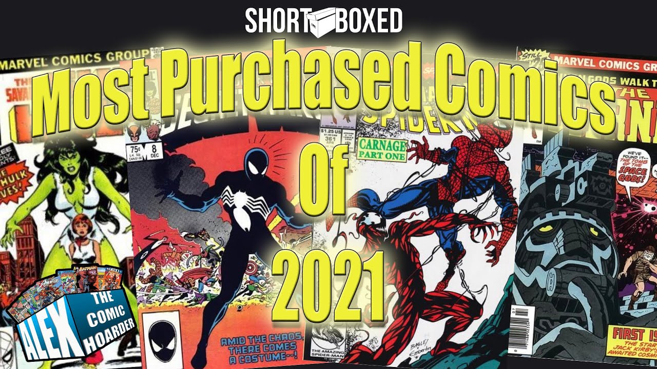 Most Purchased Comic Books of 2021 || Comic Book Investment Video