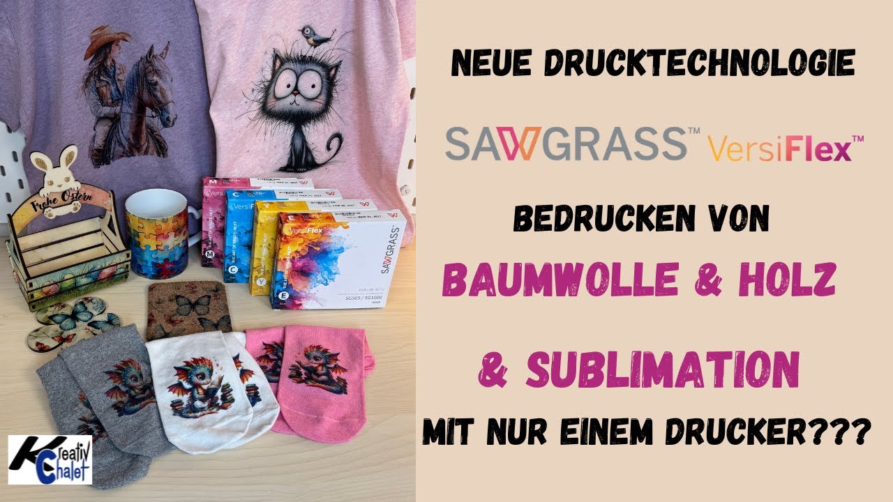Sawgrass VersiFlex - Neuheit - Baumwolle & Holz & Sublimation