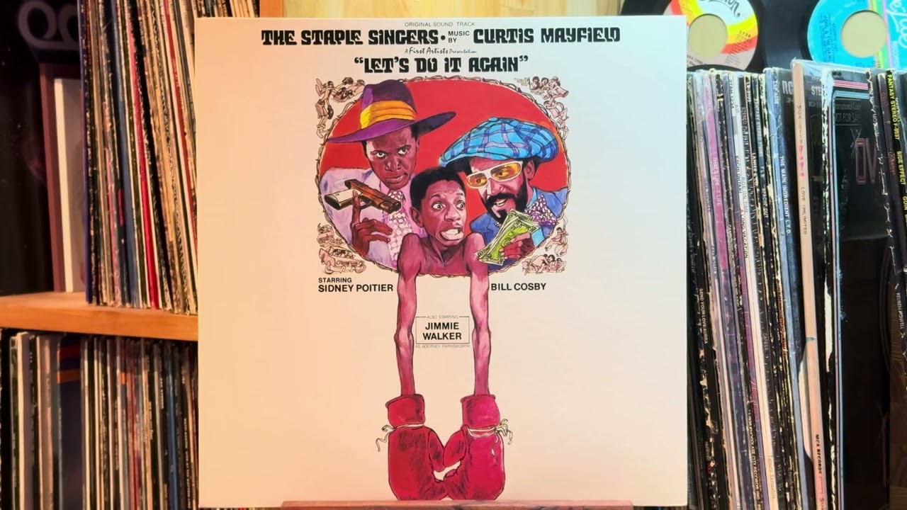 THE STAPLE SINGERS - Let's Do It Again - 1975 WARNER BROS. ost