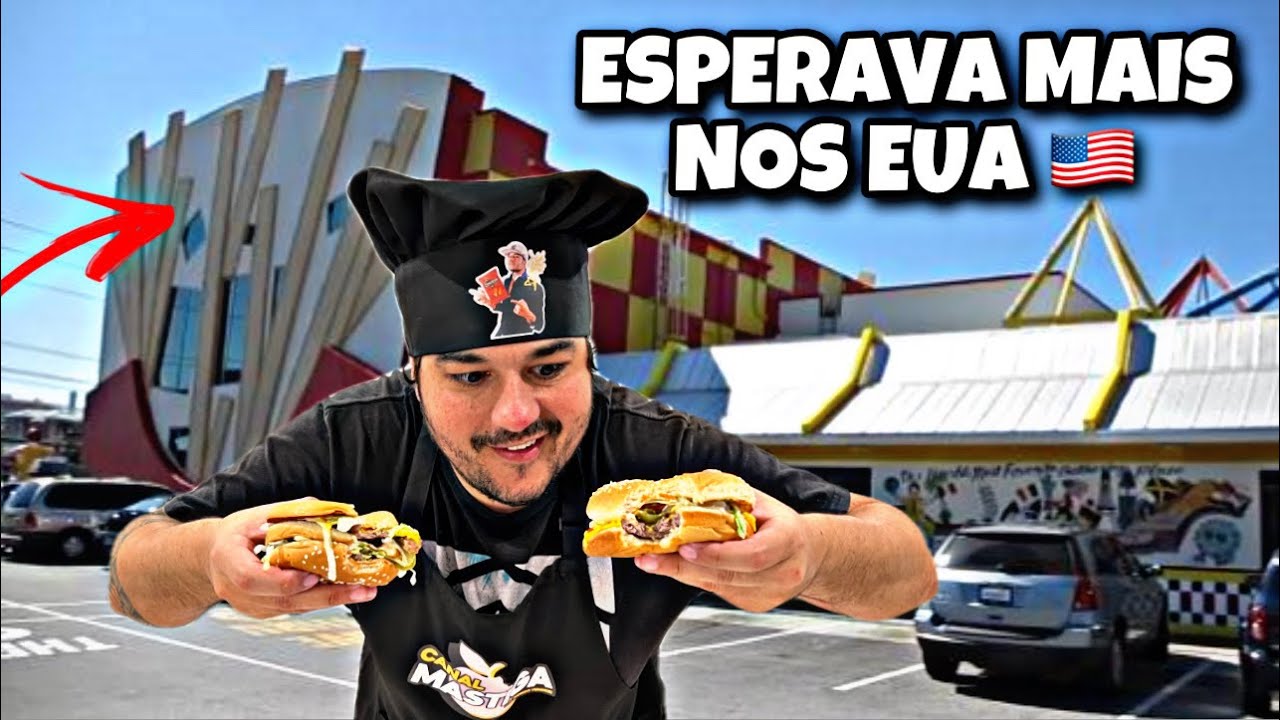 FIZ O TESTE BURGER KING VS MCDONALDS NOS EUA (A BATALHA)