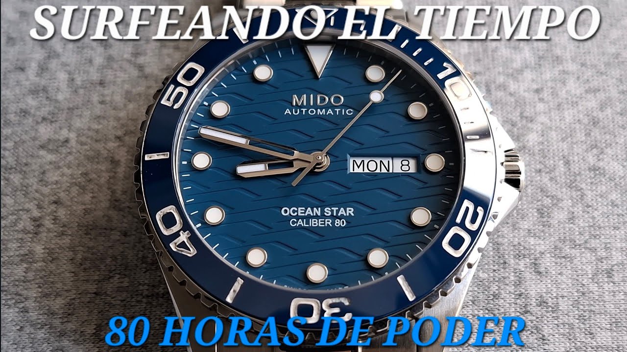¿Mejor que un Omega? | Mido Ocean Star 200C: El Diver con las olas del mar en su esfera