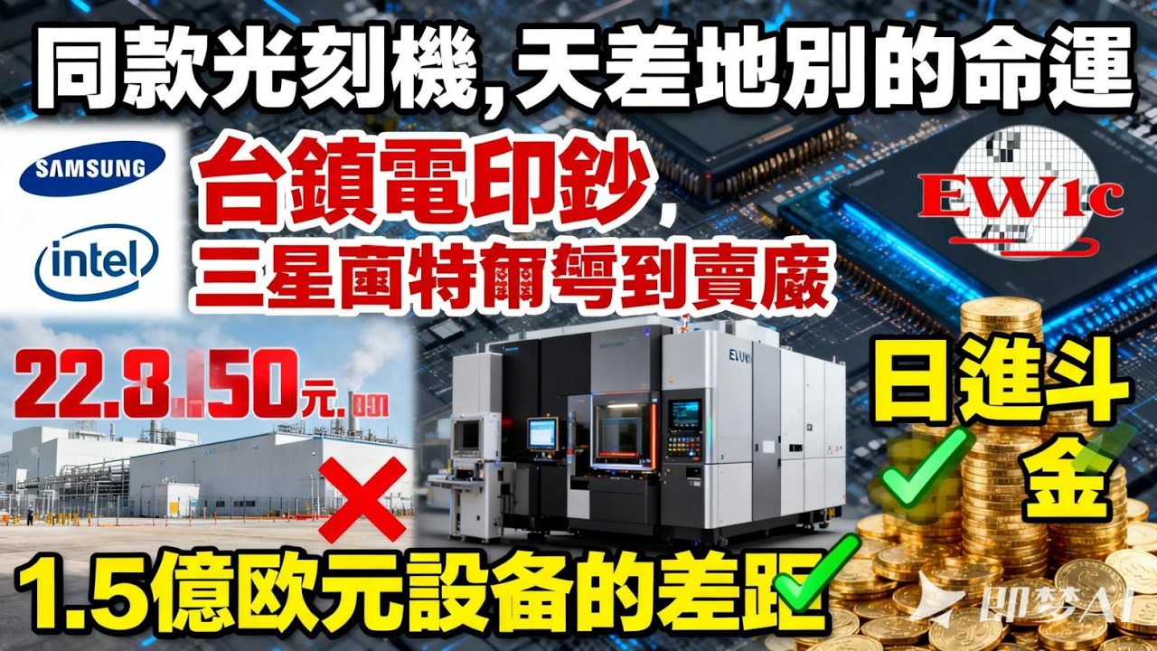 台灣之光！台積電 2 奈米良率飆 70%，三星英特爾連車尾燈都看不到#台積電 #EUV 光刻機 #ASML #2 奈米 #N2 工藝 #三星 #英特爾 #半導體 #先進製程