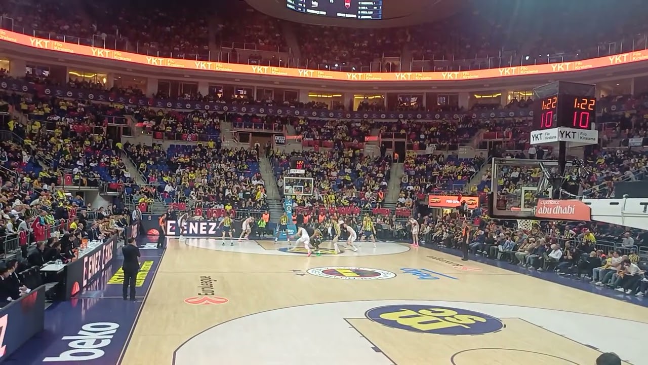 Fenerbahçe Beko - Baskonia EuroLeague 4.Çeyrek ve maç sonu
