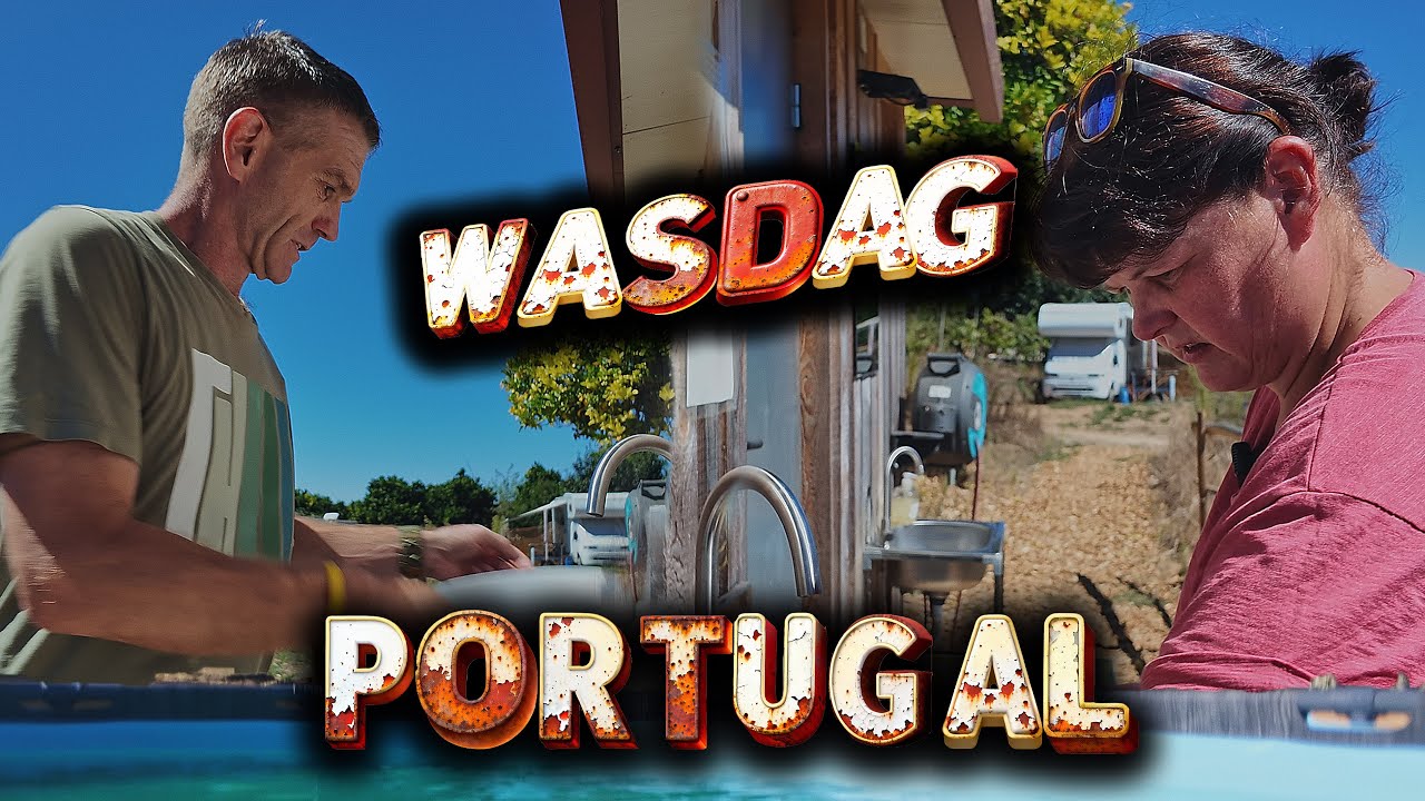 Wasdag  Zwemmen bij  Quinta Lima  |   Camperreis Portugal   |   dag 14