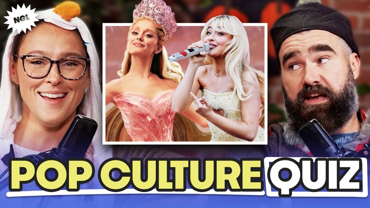Kylie and Jason Kelce battle in their second Pop Culture Trivia Off for who knows the LEAST | NGL