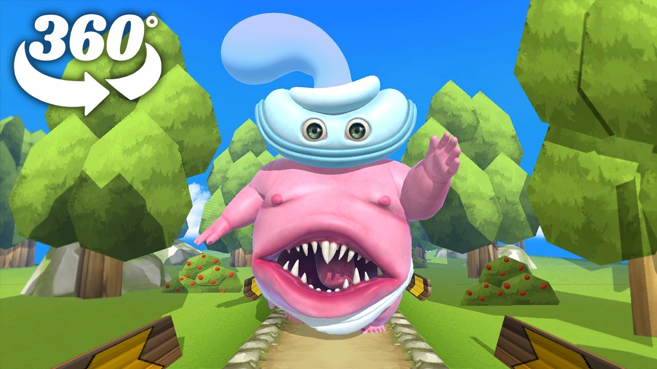Dark pals Binky Drinky chase you !  360&deg; VR