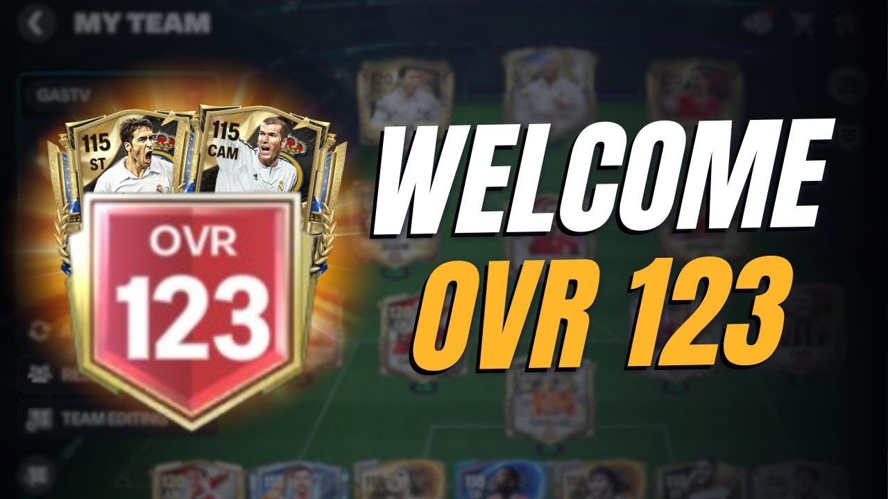 WELCOME OVR 123 FC MOBILE
