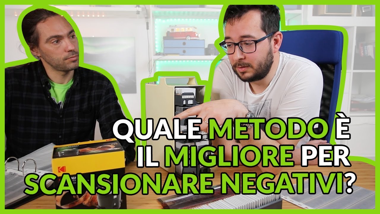 Come si SCANSIONANO i NEGATIVI e DIAPOSITIVE? KODAK SCANZA vs EPSON V600