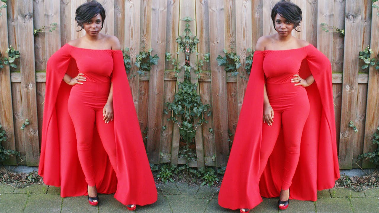 DIY| How To Make a Cape Jumpsuit